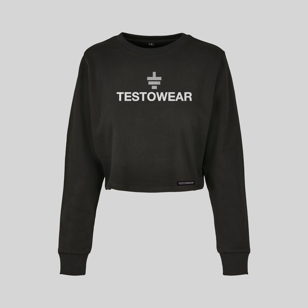 Basic Athletic Crewneck Cropped Top